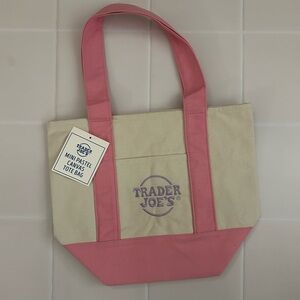 Trader Joe’s Mini Pastel Canvas Tote Bag